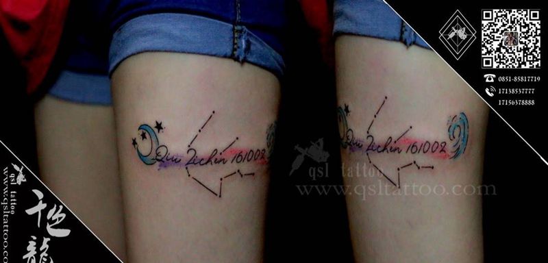 英文 小清新纹身图片