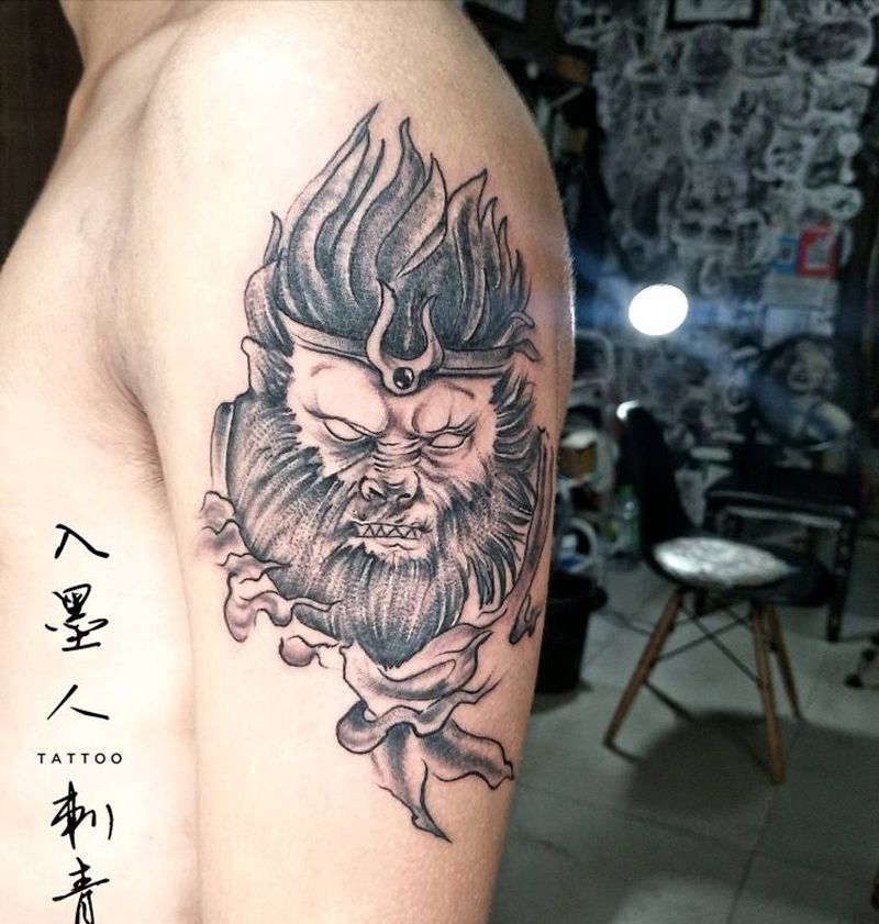 猴子纹身图片