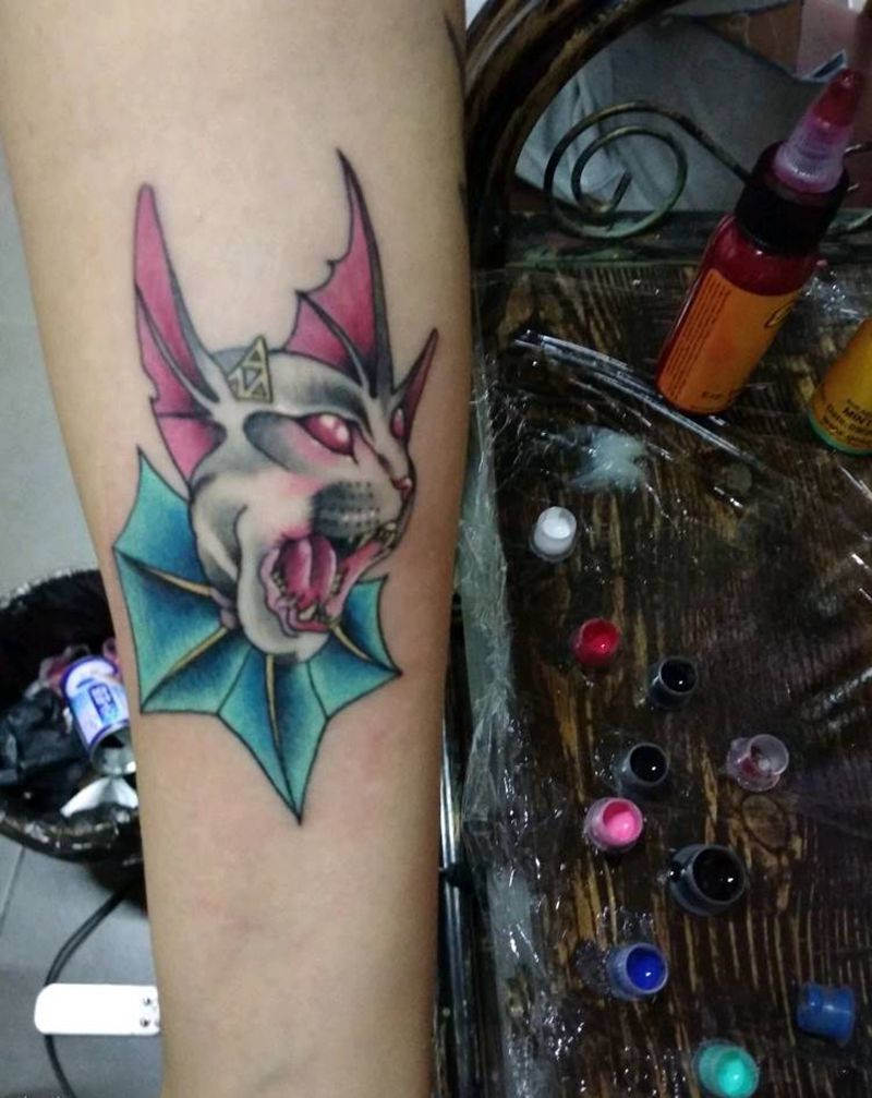 new school纹身图片