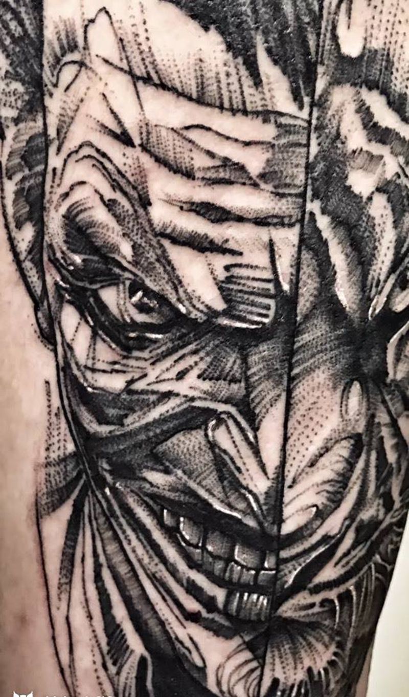 “life is a joke”纹身图片