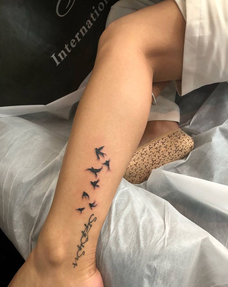 燕子纹身图片
