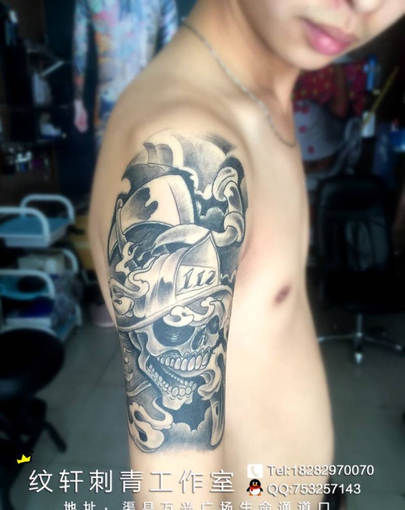 恢复后效果纹身图片