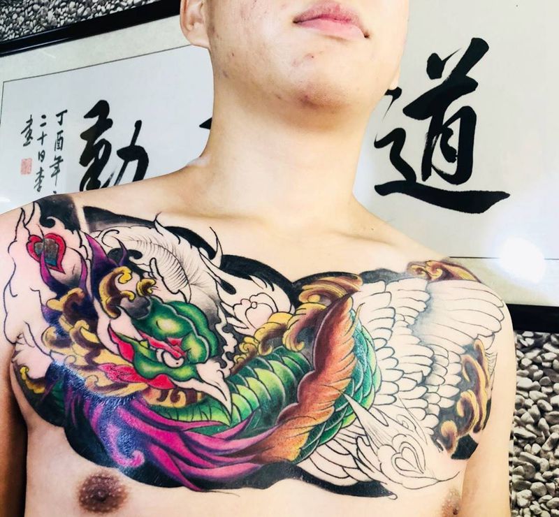 大凤凰纹身图片