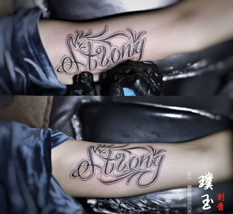 奇卡诺花体纹身图片