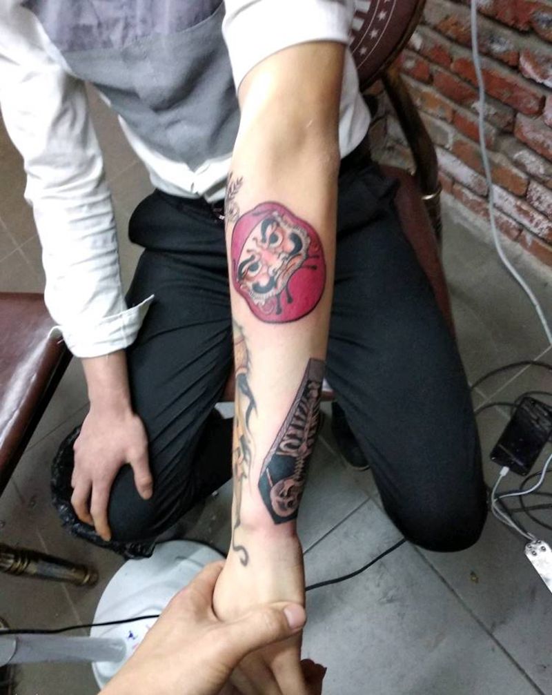 达摩蛋纹身图片