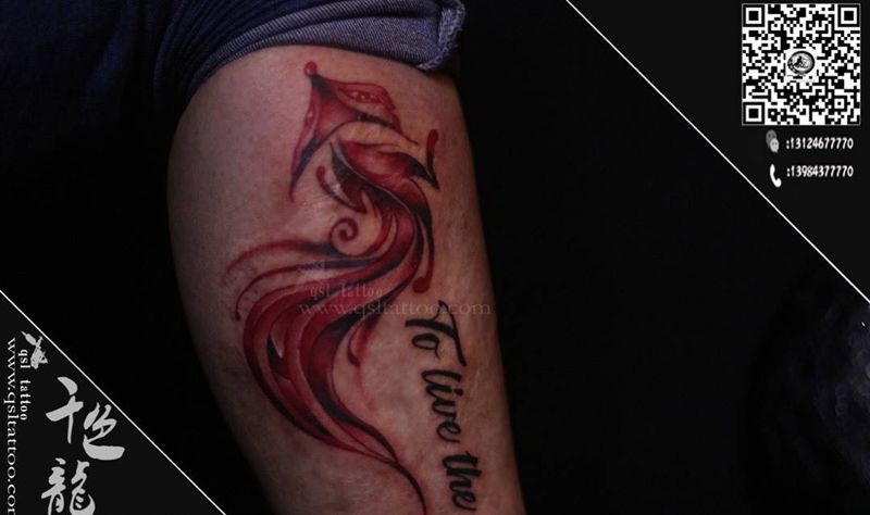 欧美九尾狐纹身图片