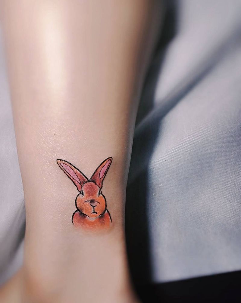 兔子纹身图片
