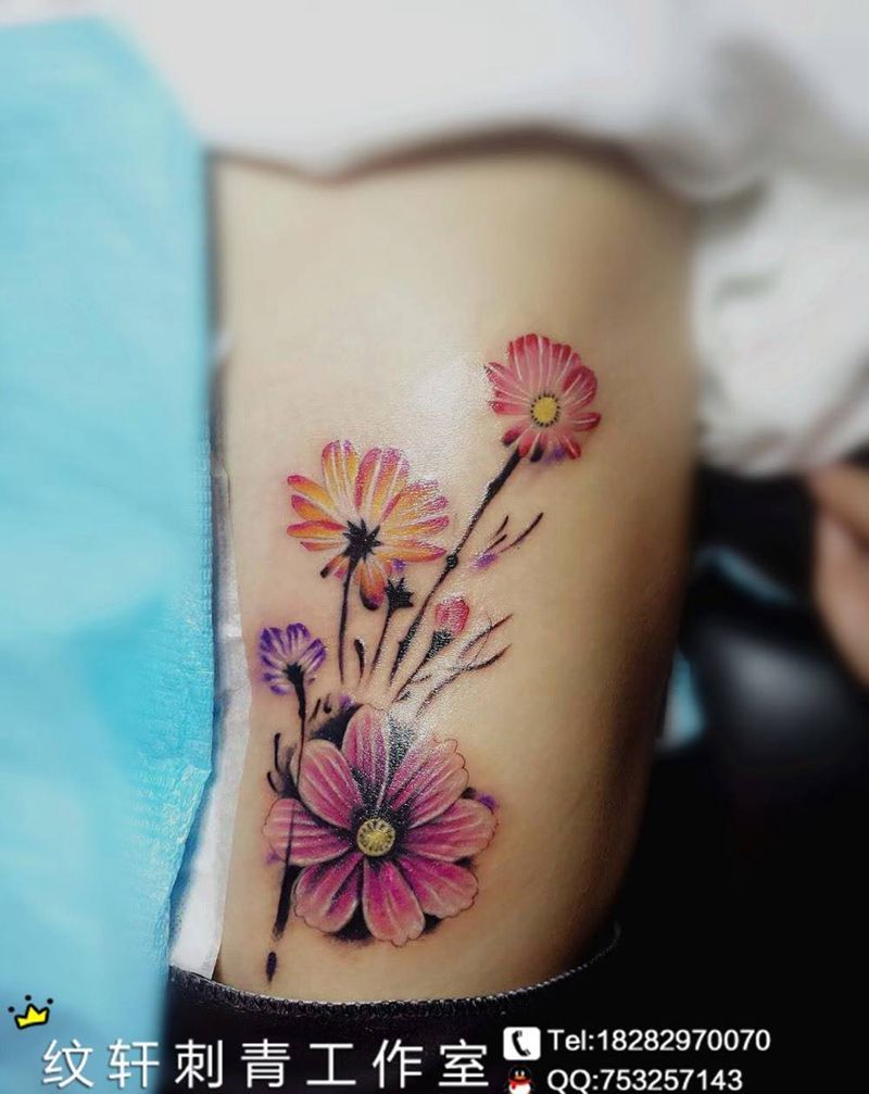 三个小图纹身图片