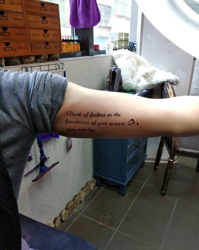 小英文纹身图片