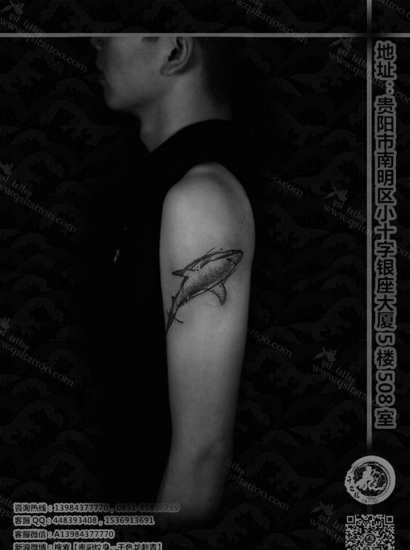 清新风纹身图片