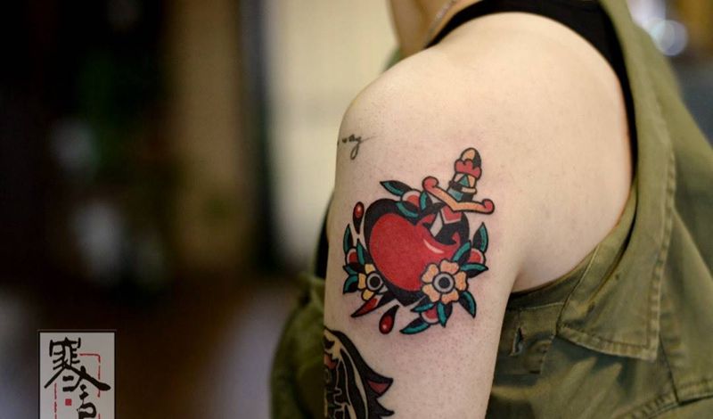 old school纹身图片_手臂Old School纹身图案