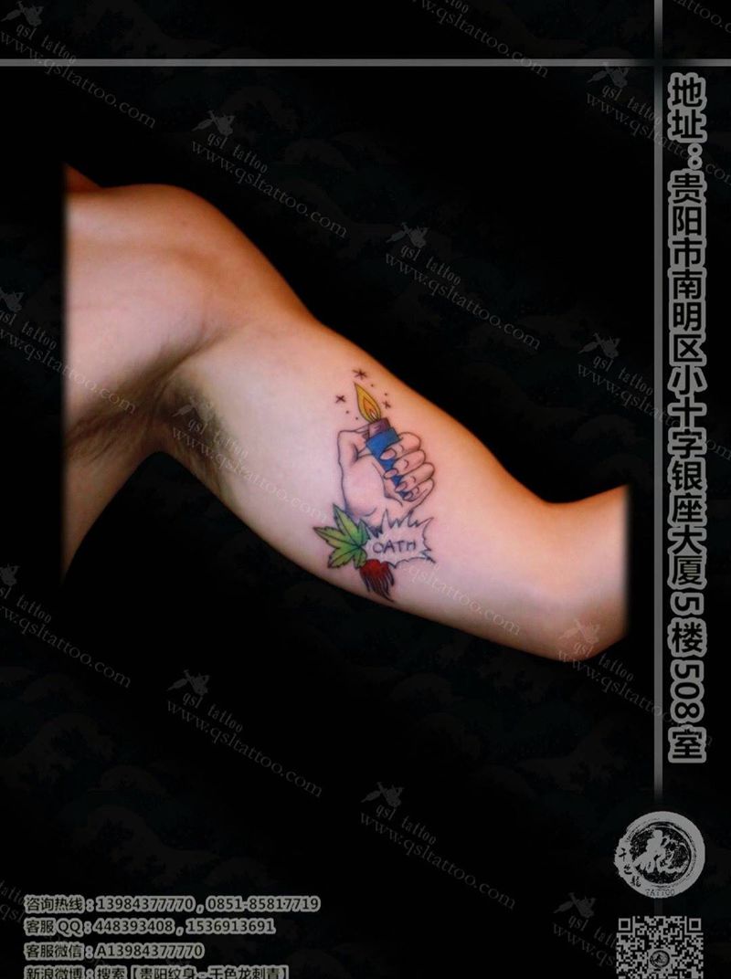 school风格纹身图片