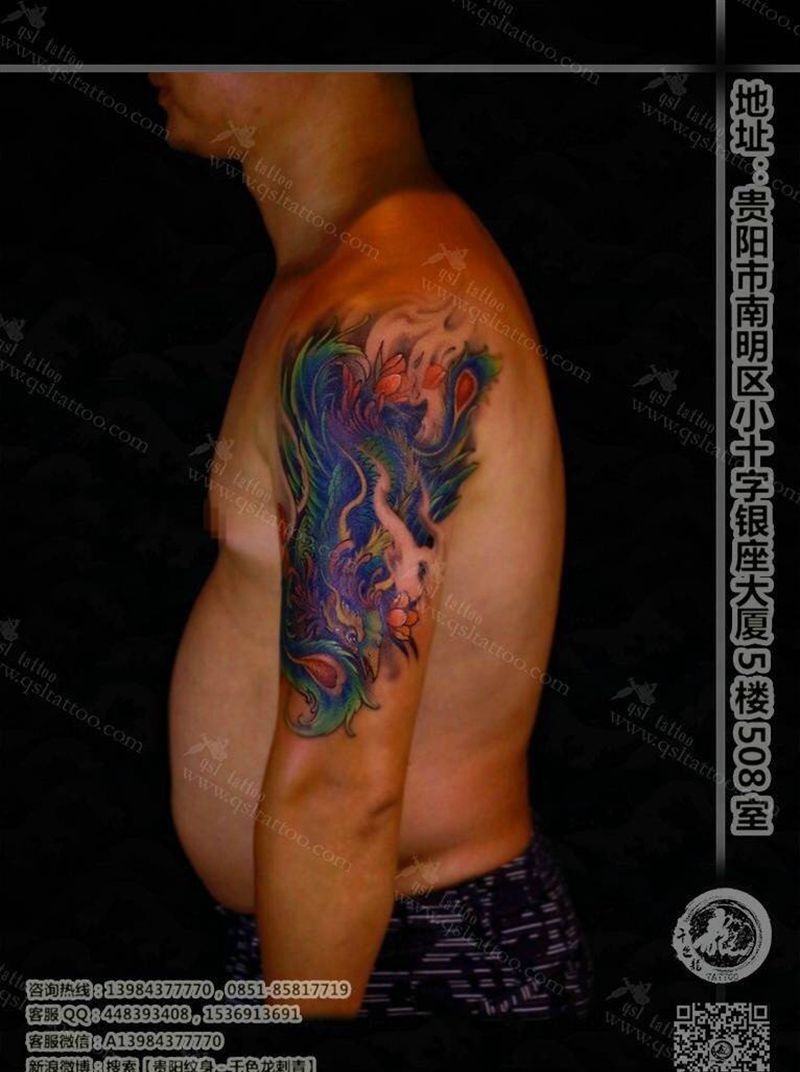 传统凤凰纹身图片