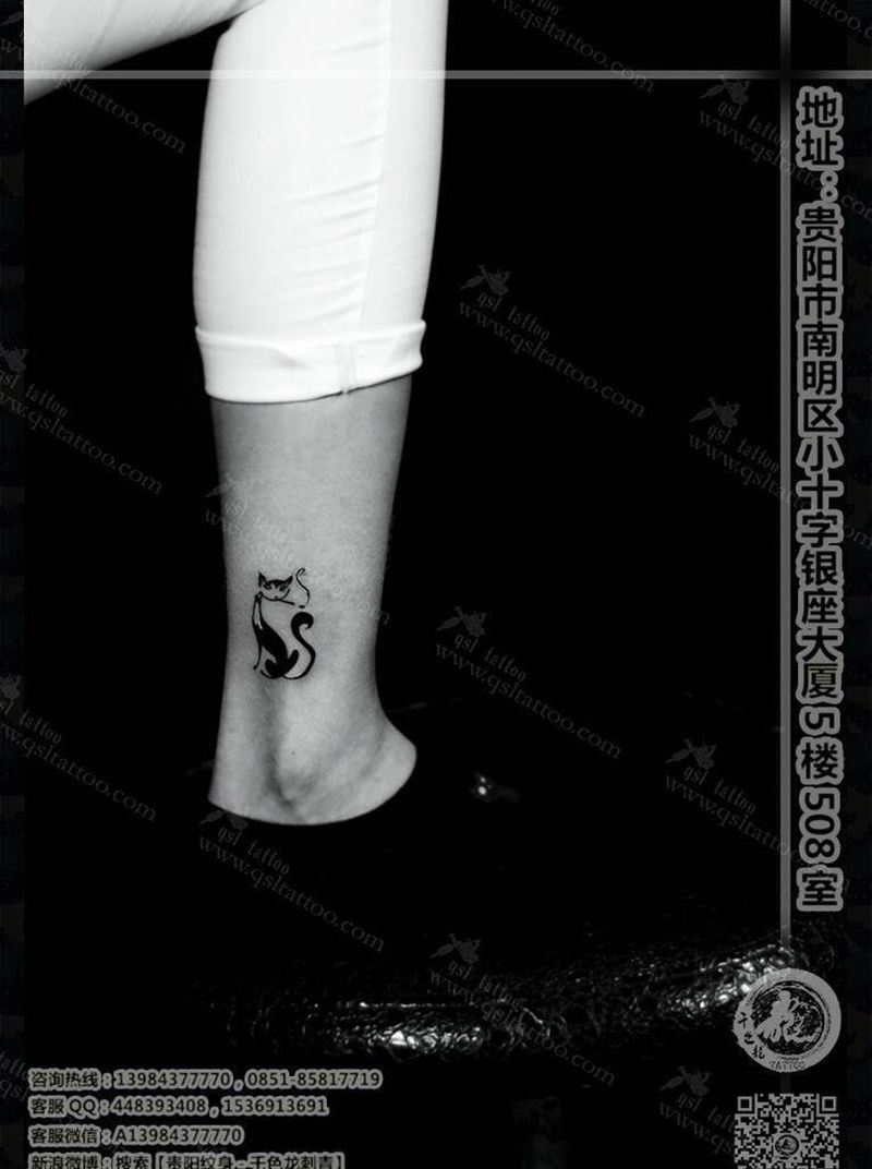 小猫咪纹身图片