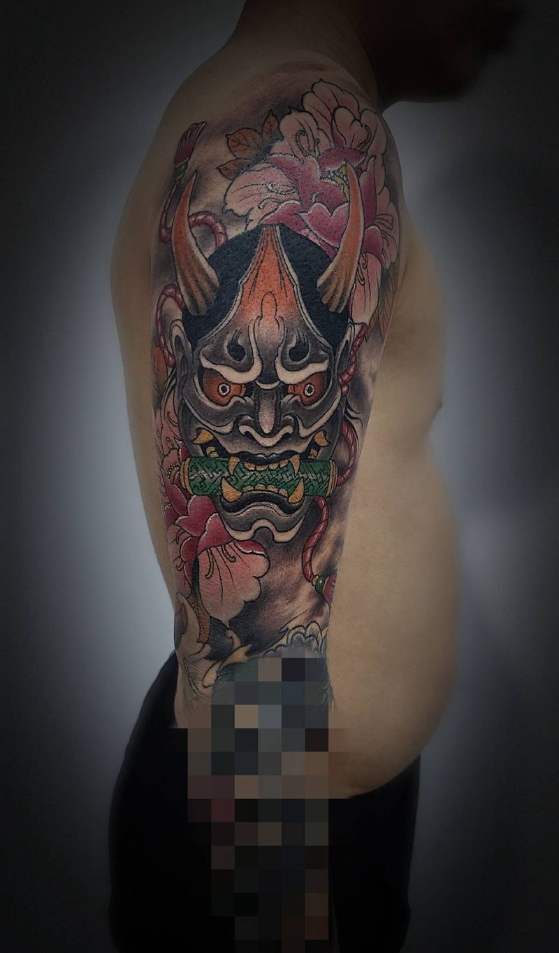 般若纹身图片_手臂纹身图案