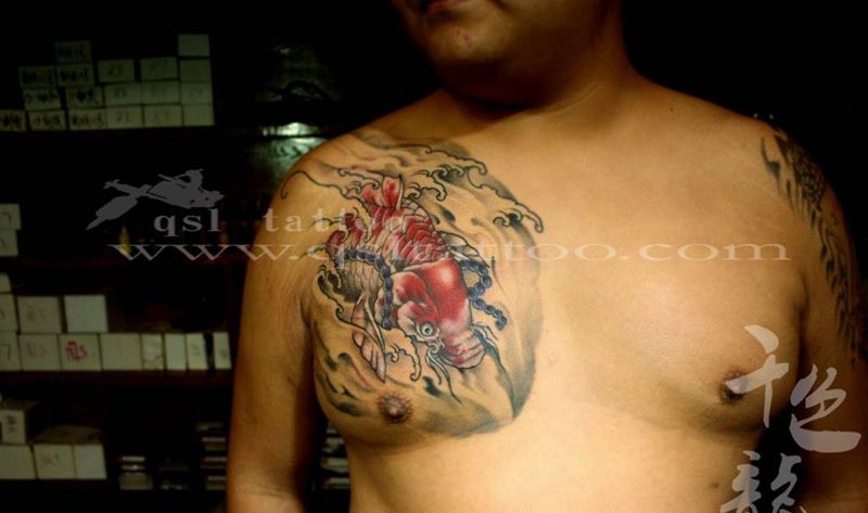 中华锦鲤纹身图片