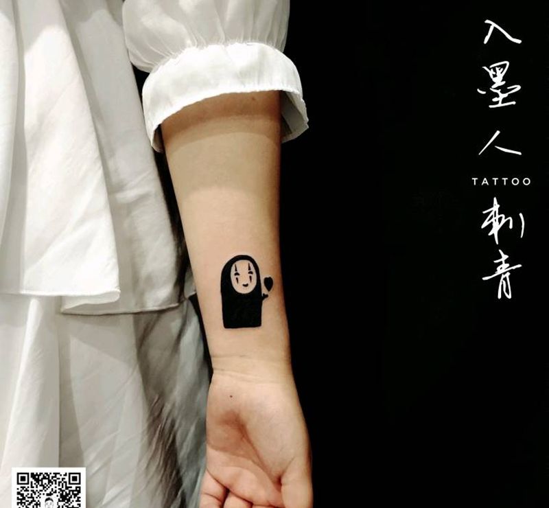 无脸男纹身图片_卡通纹身图案