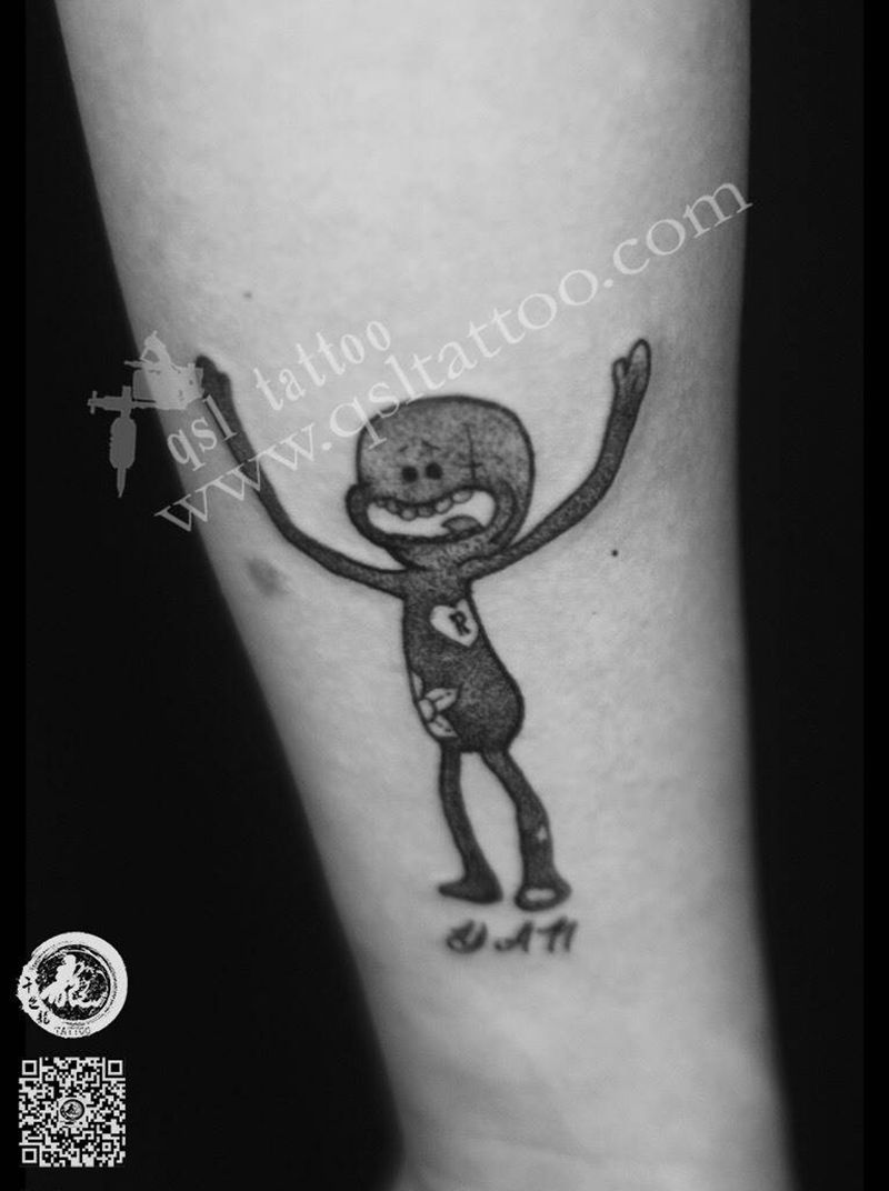 卡通人物纹身图片
