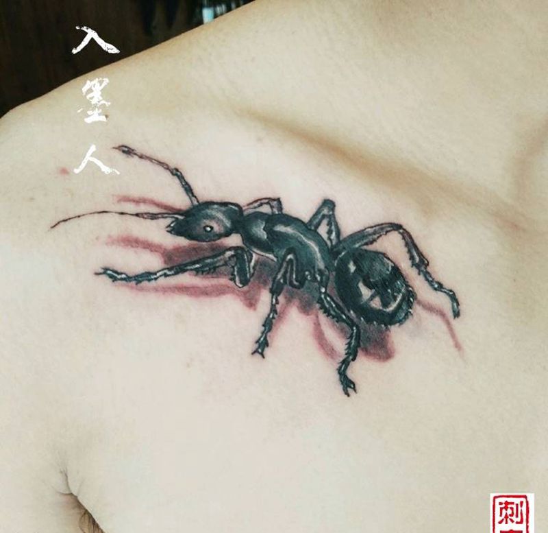 蚂蚁纹身图片