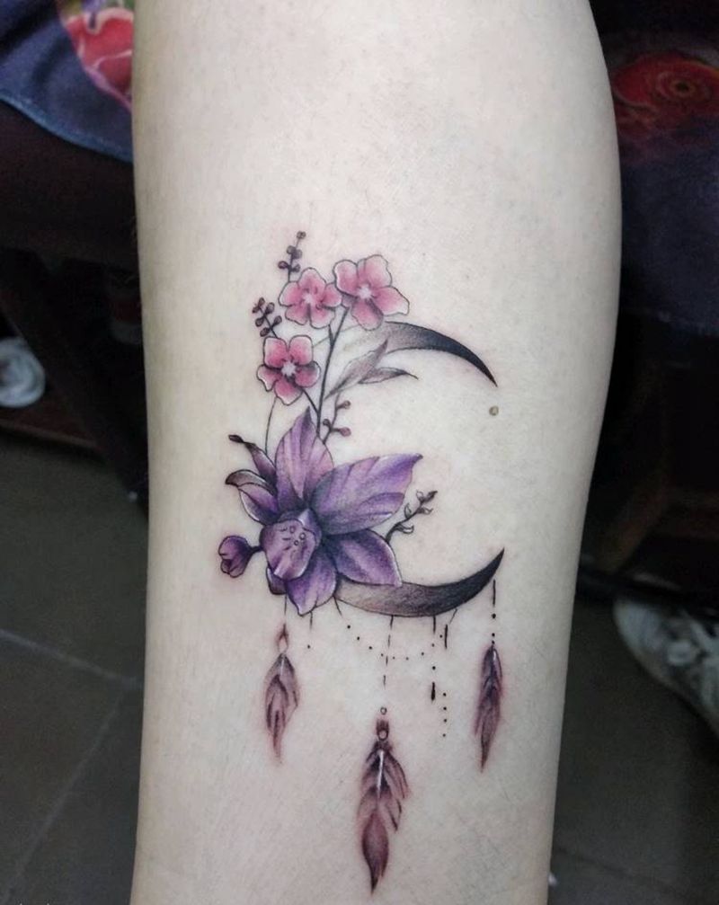 精品小月亮纹身图片