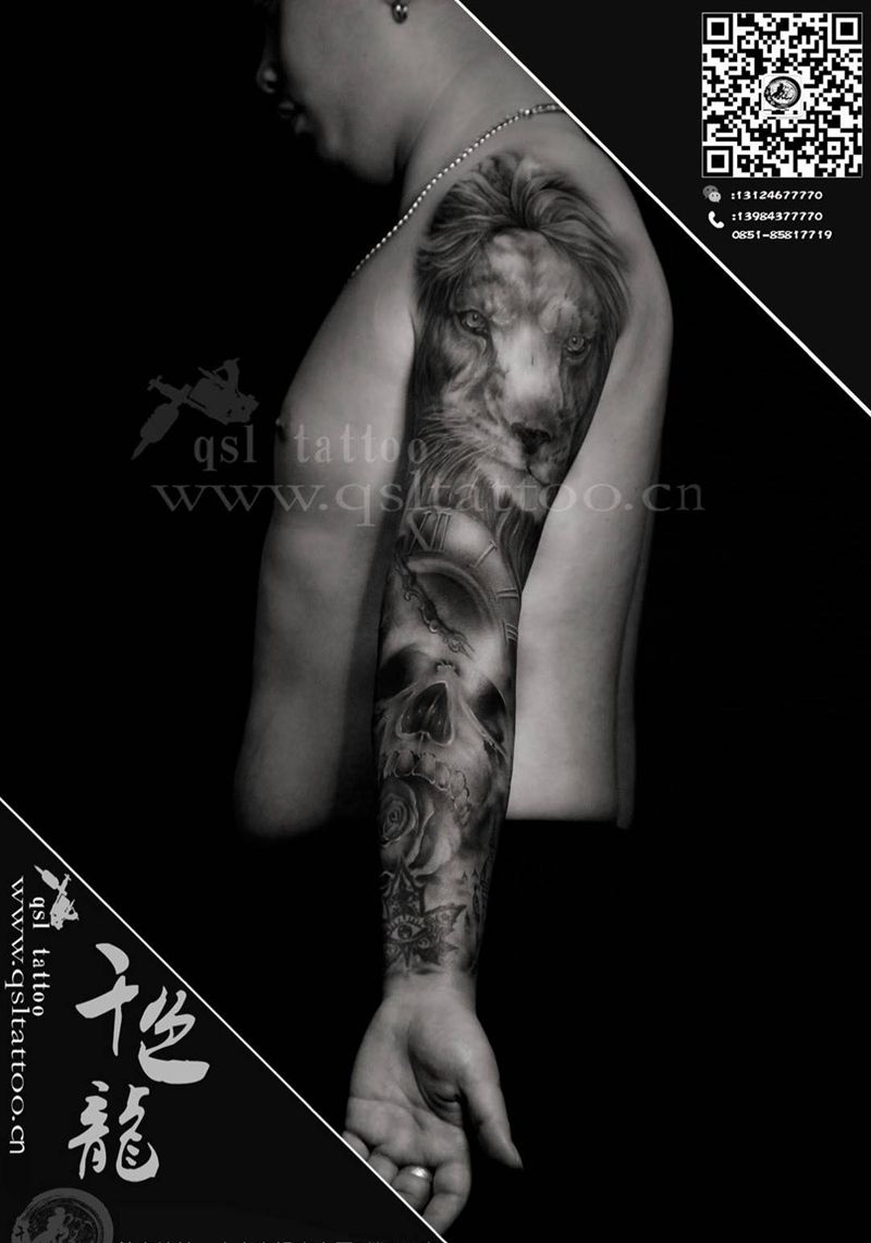 欧美写实纹身图片