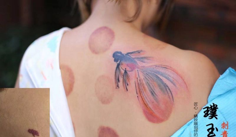 “找胎记”纹身图片