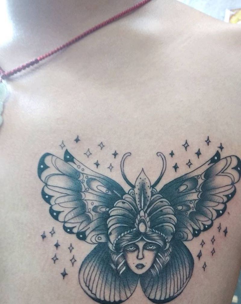 小蝴蝶纹身图片