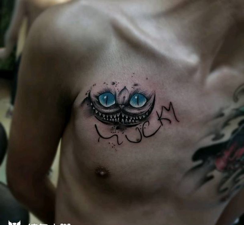 柴郡猫纹身图片