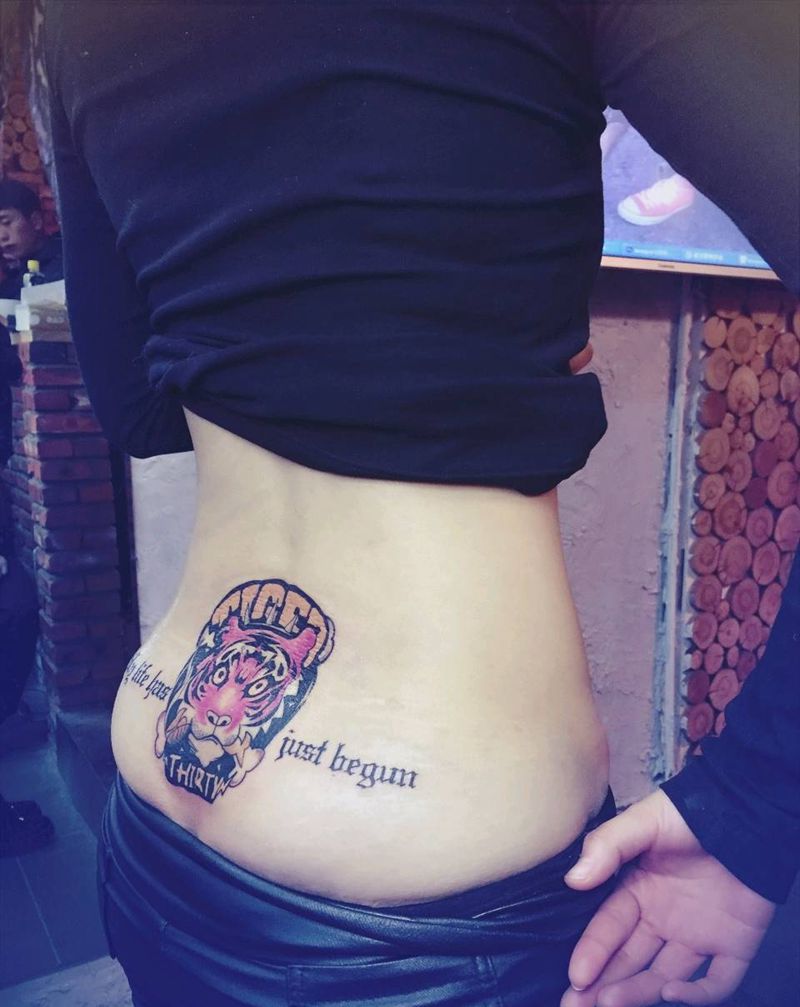 scool小脑斧纹身图片