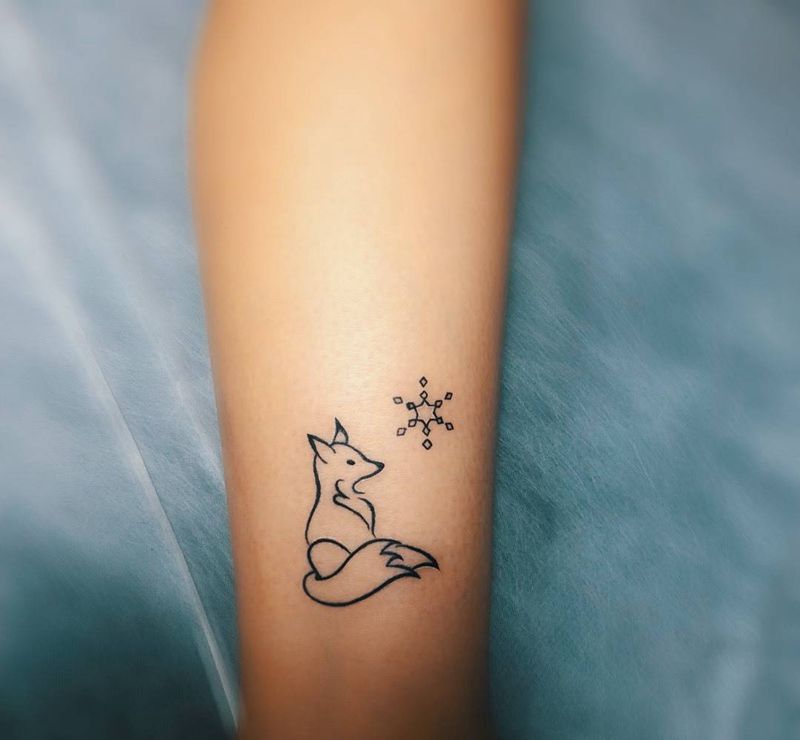 狐狸纹身图片