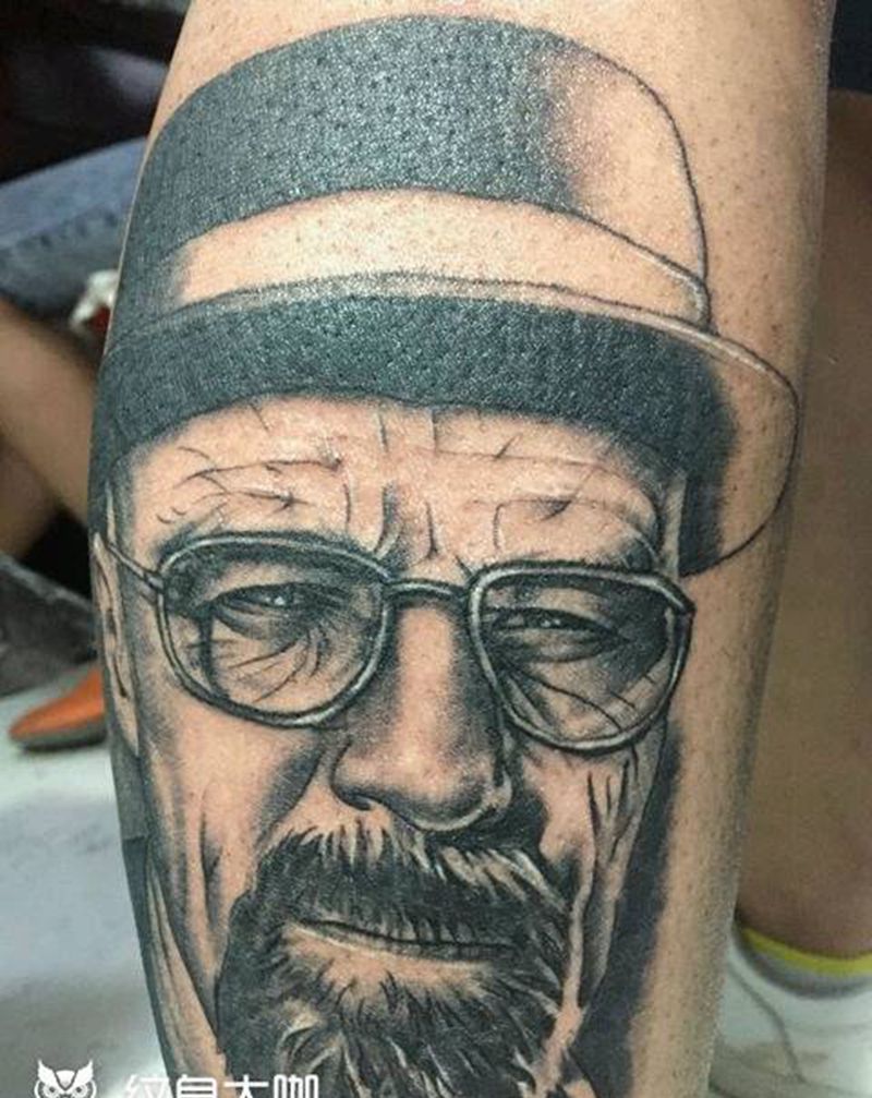 帮朋友做的，最满意的作品纹身图片