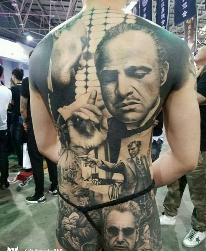 展会写实纹身图片