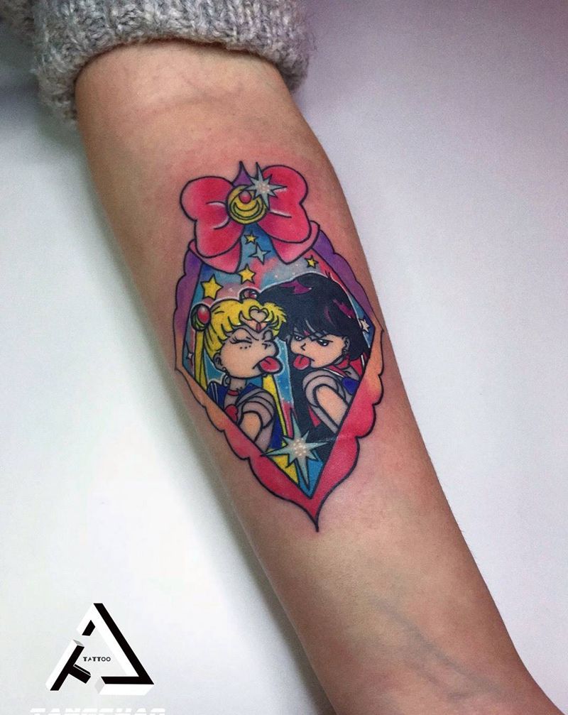 美少女戰士纹身图片
