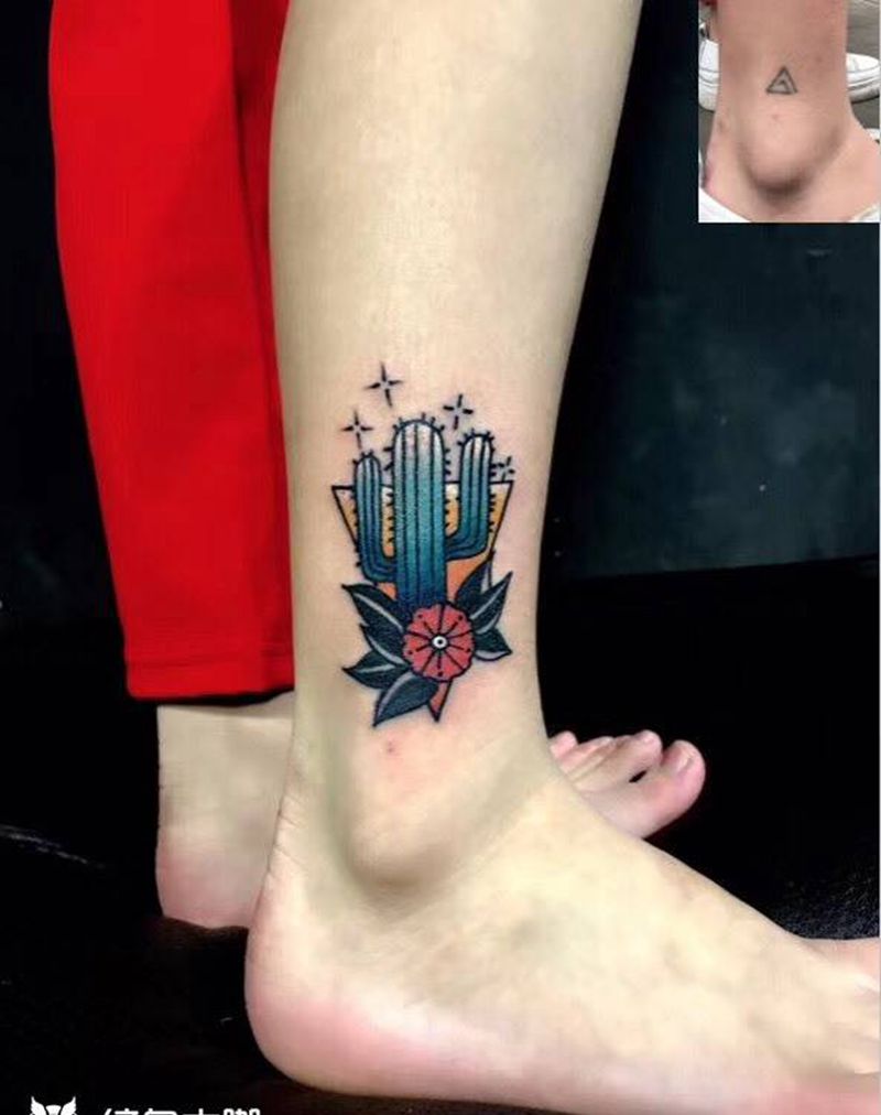 遮盖一枚纹身图片