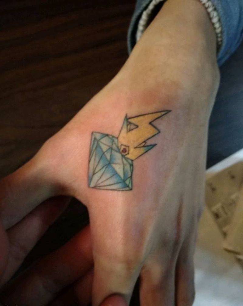 小钻石纹身图片