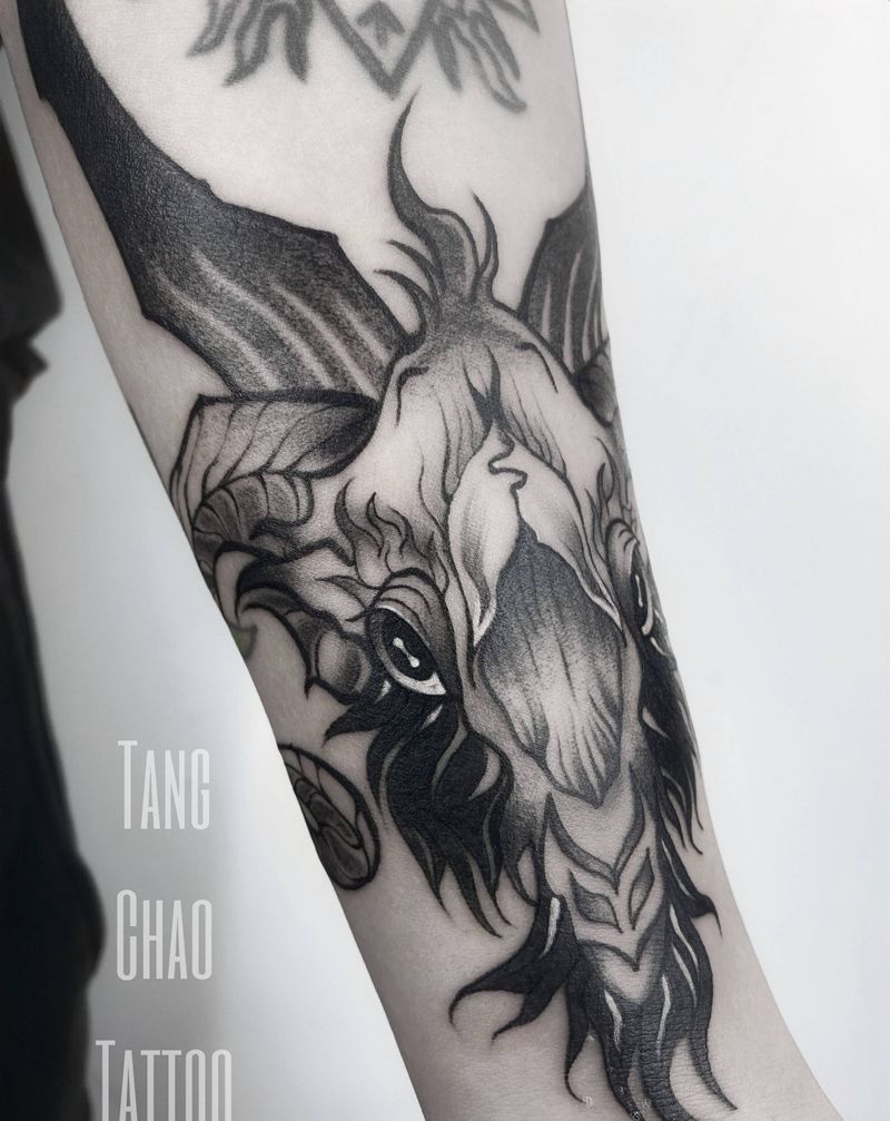 淫羊藿纹身图片_手臂Old School纹身图案