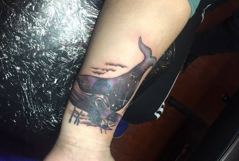 旧纹身遮盖纹身图片_手部纹身图案