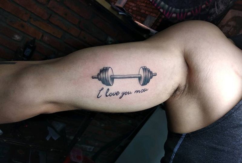 健身达人纹身图片