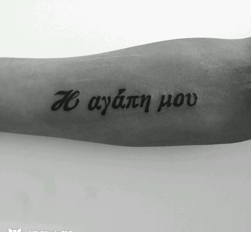 希腊字母纹身图片