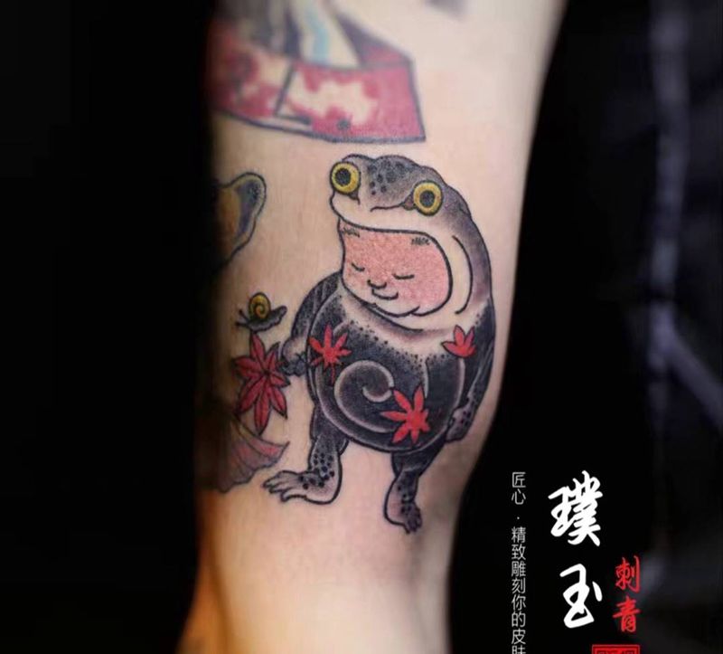 蟾娃纹身图片