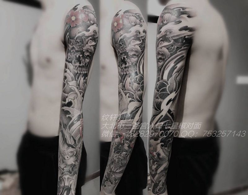 花臂纹身图片