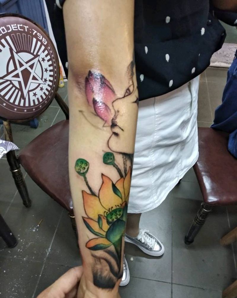 毁皮纹身修改   未完纹身图片