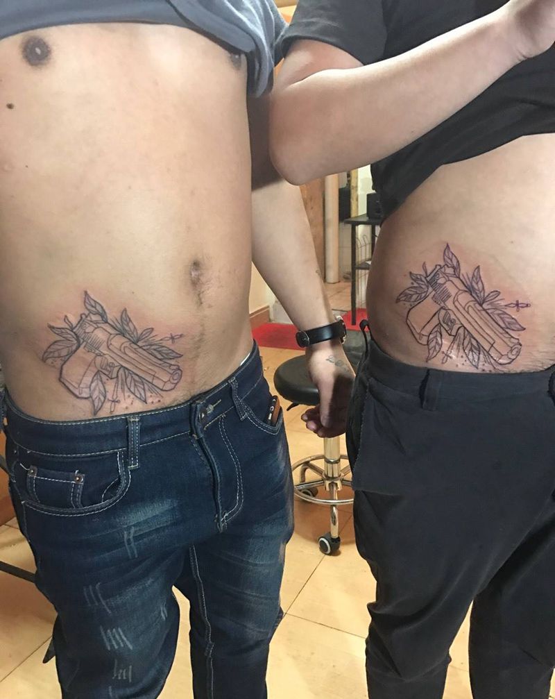 两兄弟纹身图片