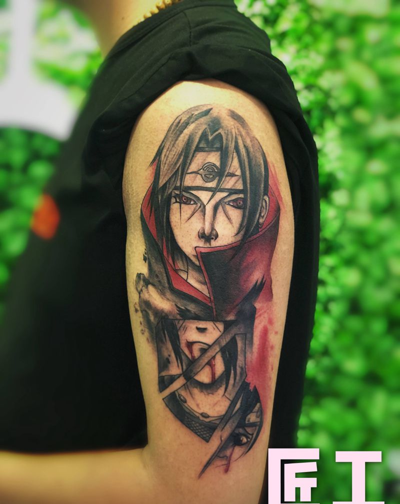 火影纹身图片_手臂火影纹身图案