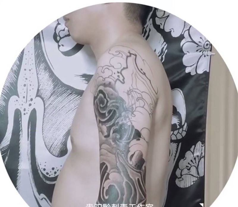 遮盖失败纹身———七分臂纹身图片_手臂新传统老传统纹身图案