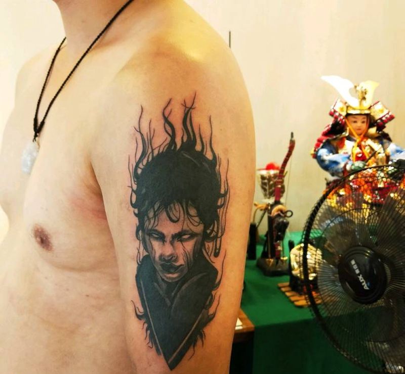 遮盖纹身图片_欧美写实纹身图案