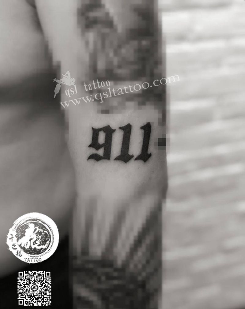 911纹身图片