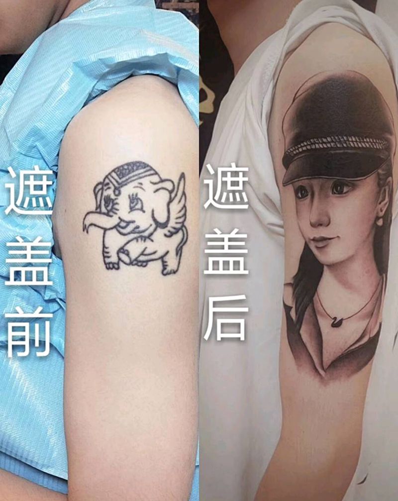 遮盖纹身纹身图片_手臂纹身图案