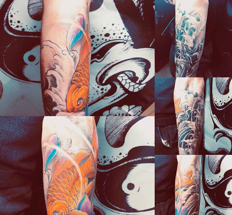 包小臂纹身图片