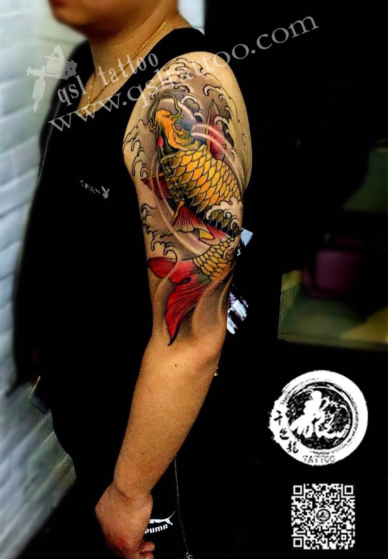 锦鲤纹身图片